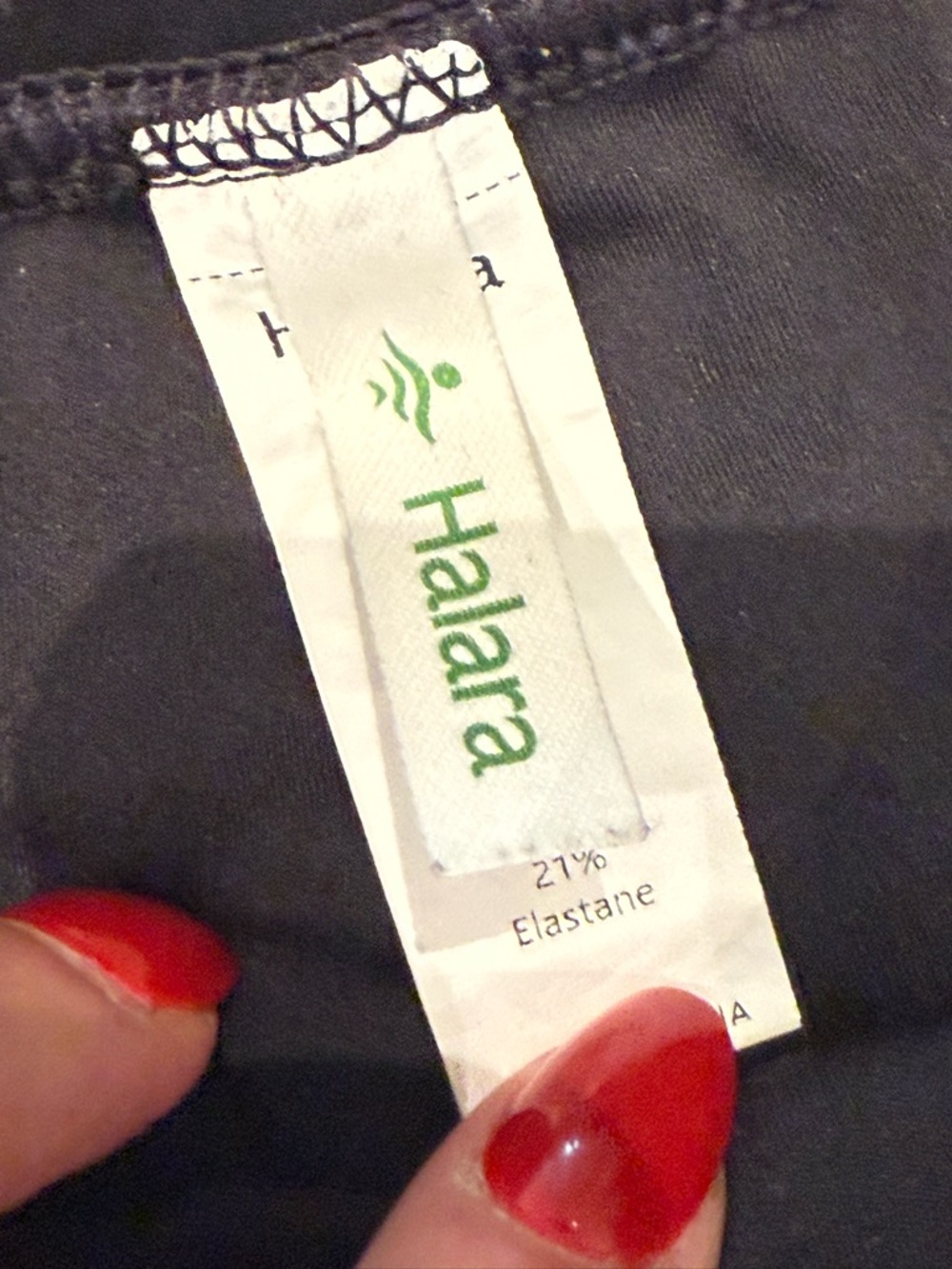 Halara Pants Wide Leg Black Button Fly Detail Pull On Pockets Pants Small P - Picture 3 of 5